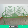 Hot Selling Leisure Wrought Iron Bench Outdoor Furnitures for Garden